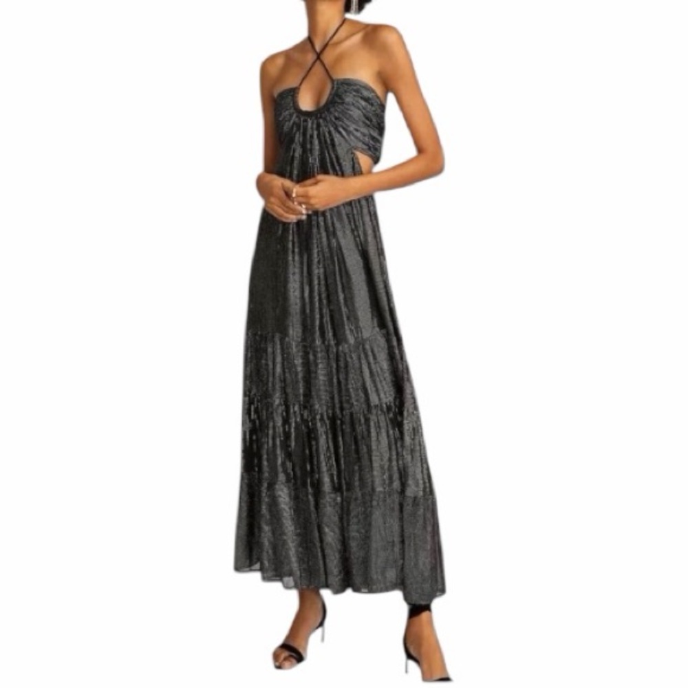NEW ANTHROPOLOGIE VERB Pallavi Singhee Cut Out Midi Dress Size XL